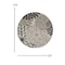 Homeroots 5 ft. Round Silver & Gray Indoor & Outdoor Area Rug 384702 - alternate 8